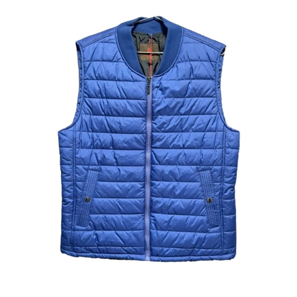 Louis Féraud Paris | Lightweight Quilted Puffer Vest in Blue